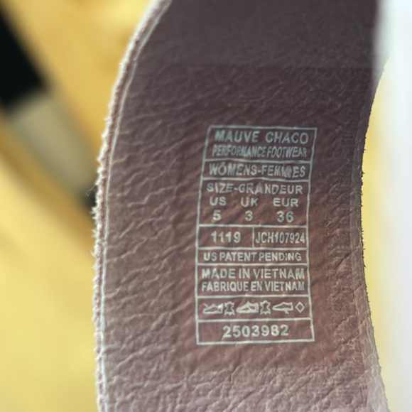 Chaco Wayfarer slide sz 5 - Picture 3 of 4